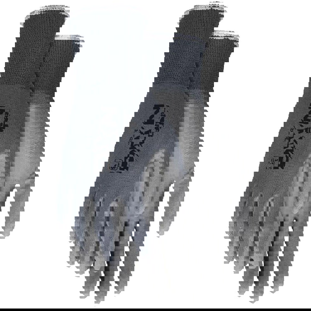 General Purpose Work Gloves: X-Large, Polyurethane Coated, Nylon